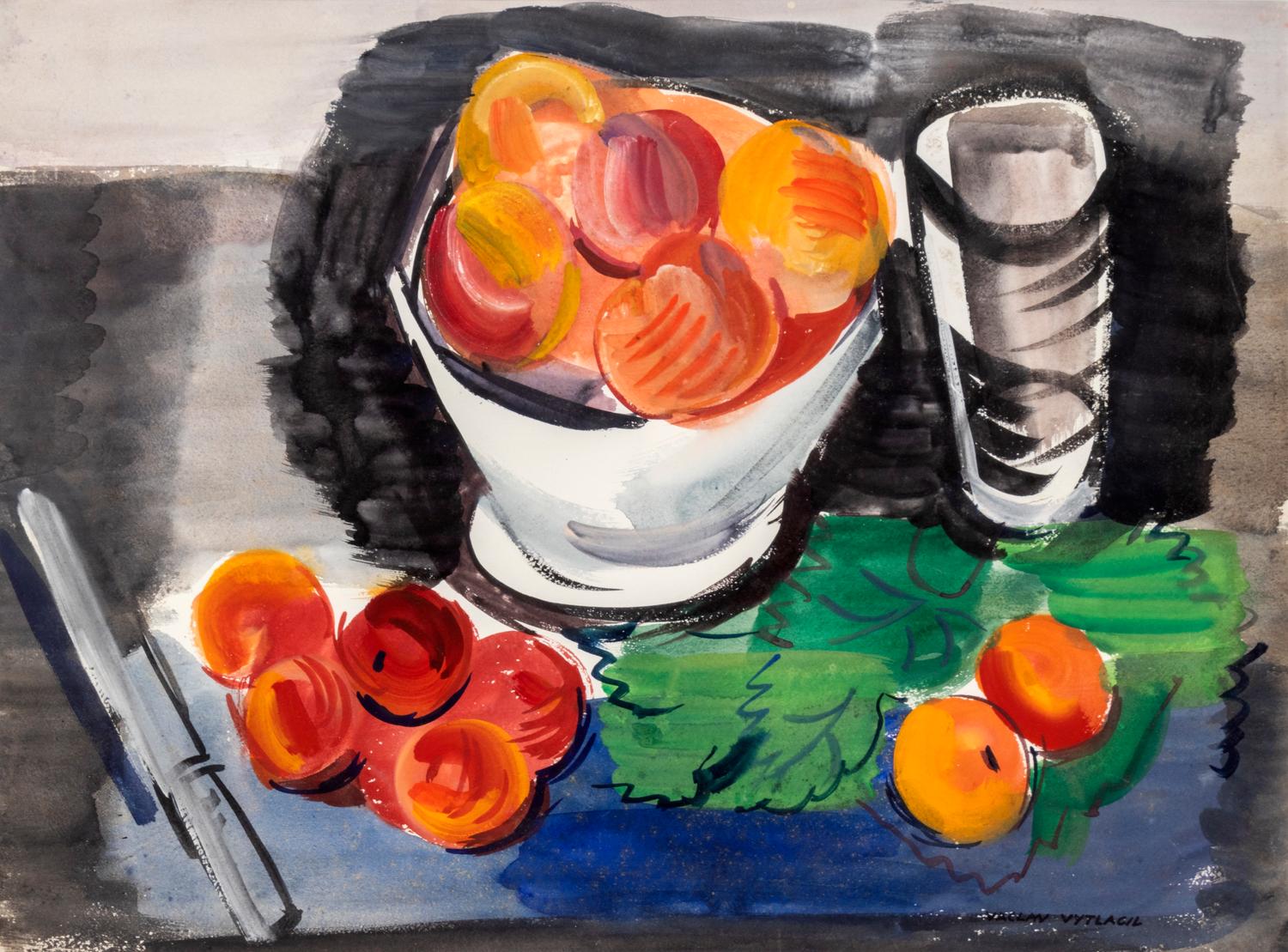Still Life with Fruit and Glass, c irca 1930