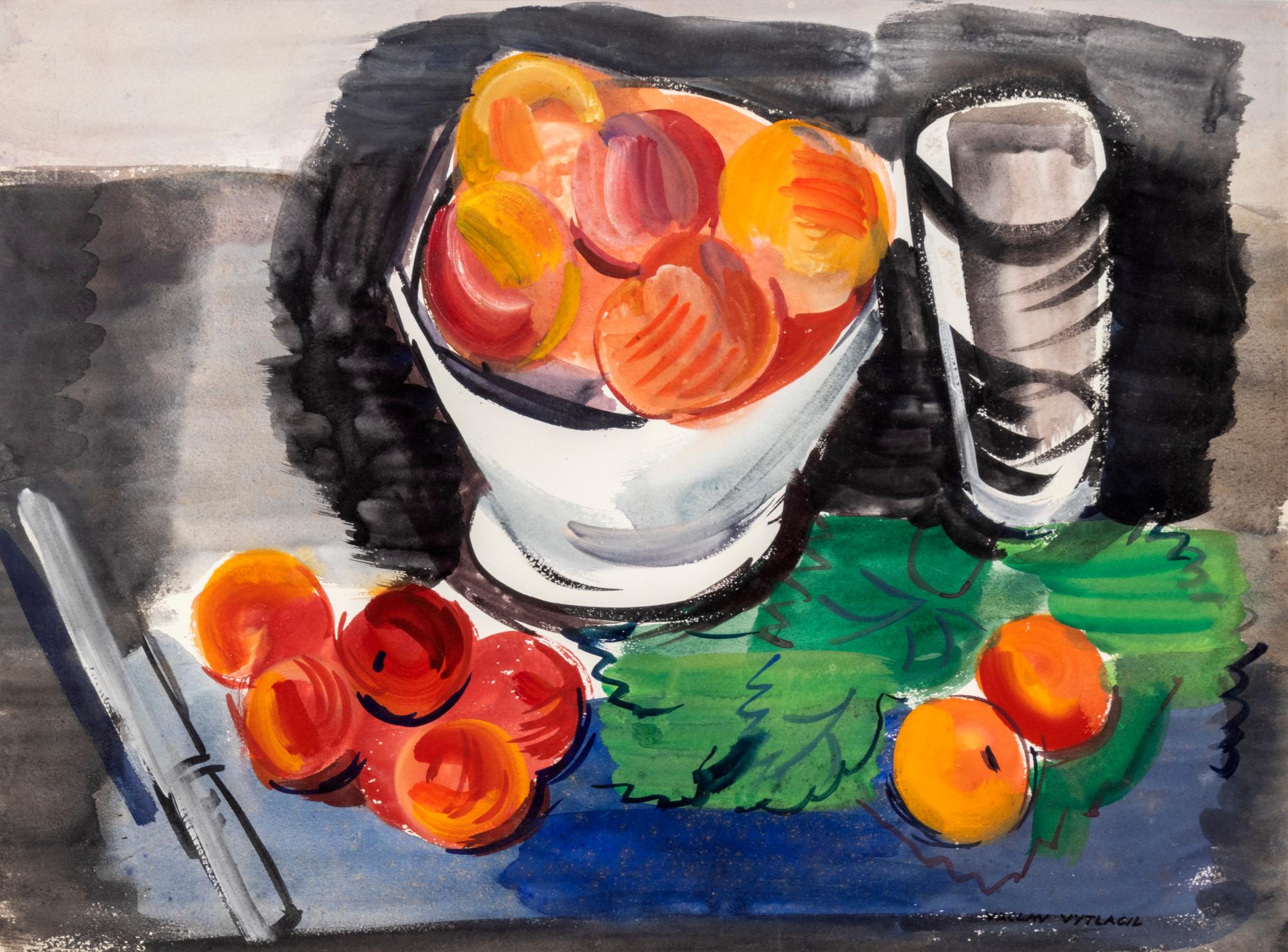 Still Life with Fruit and Glass, c irca 1930