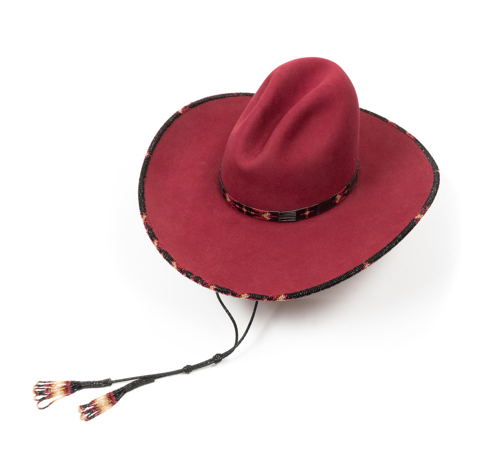 A Custom Made Cowboy Hat, Rand's Billings, Montana Size 7