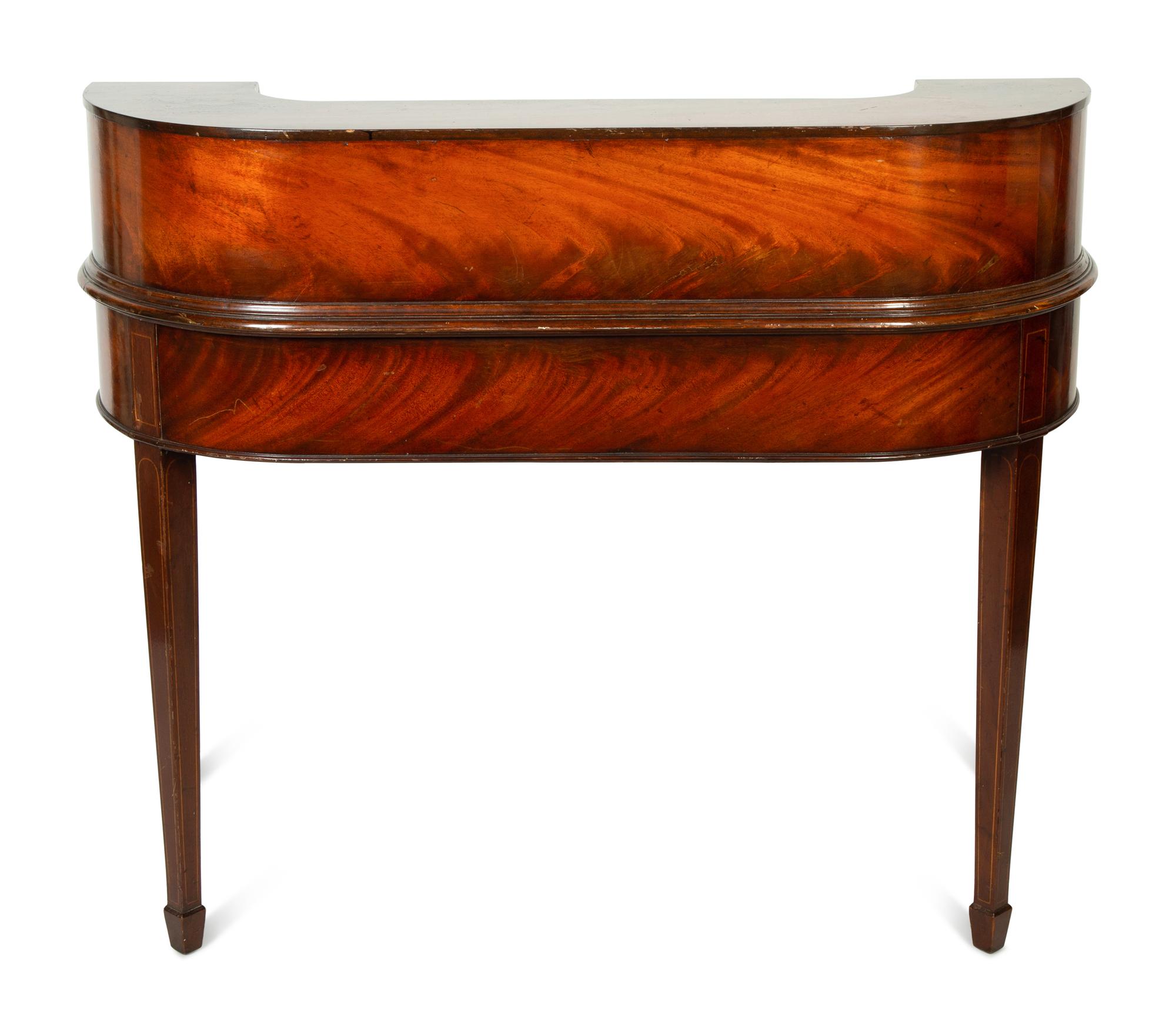 A George III Style Mahogany Carlton House Desk