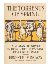 HEMINGWAY, Ernest (1899-1961). The Torrents of Spring. New York: Scribner's, 1926.