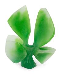 A Daum Pâte de Verre La Fleur Sculpture
