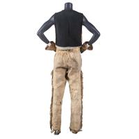 Apsáalooke (Crow) Beaded Hide Vest, Gauntlets, Pants, and Moccasins