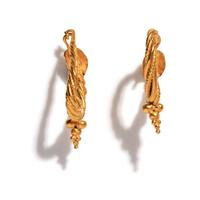 A Pair of Roman Gold Earrings