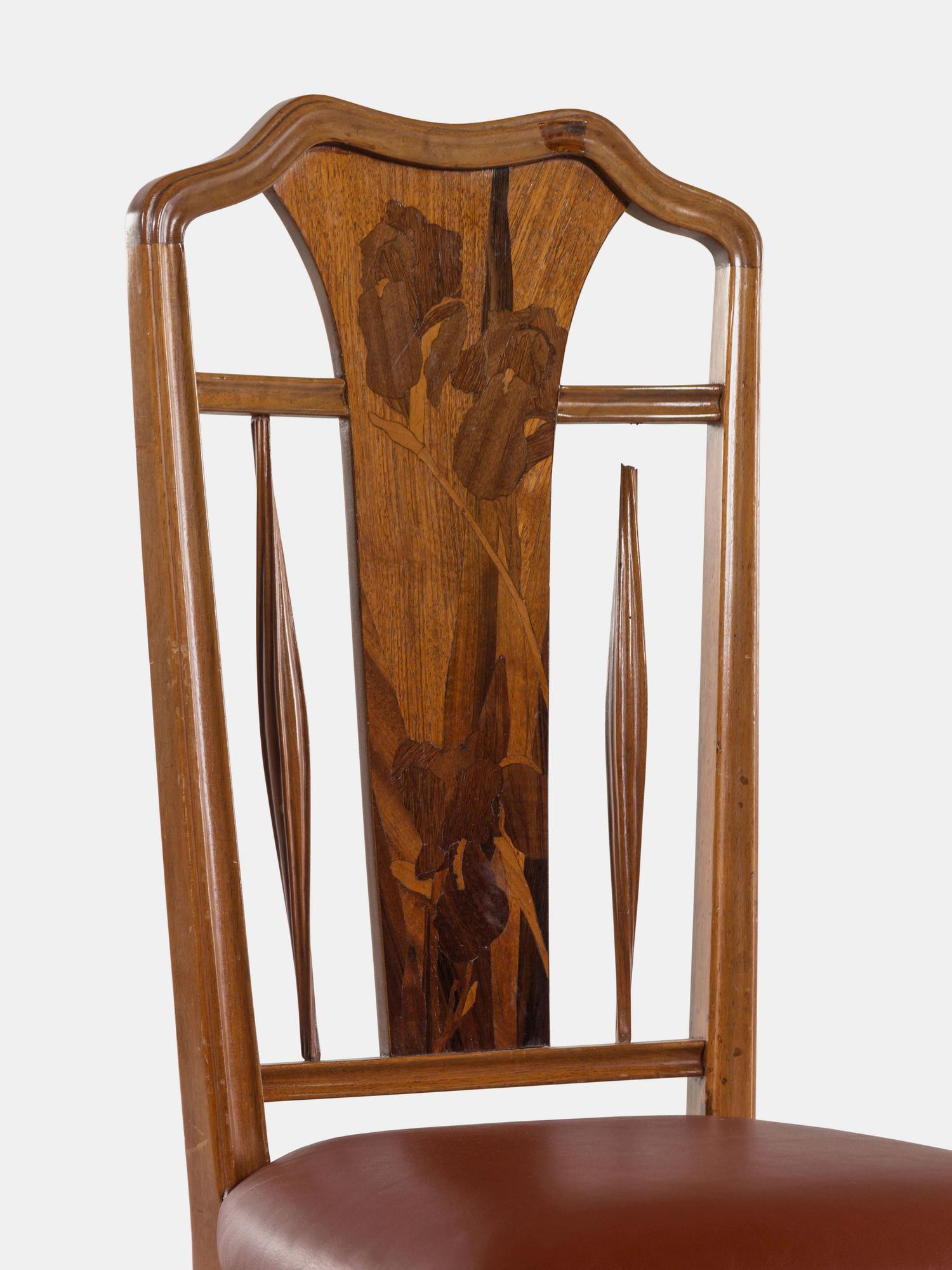 Marquetry Side Chair