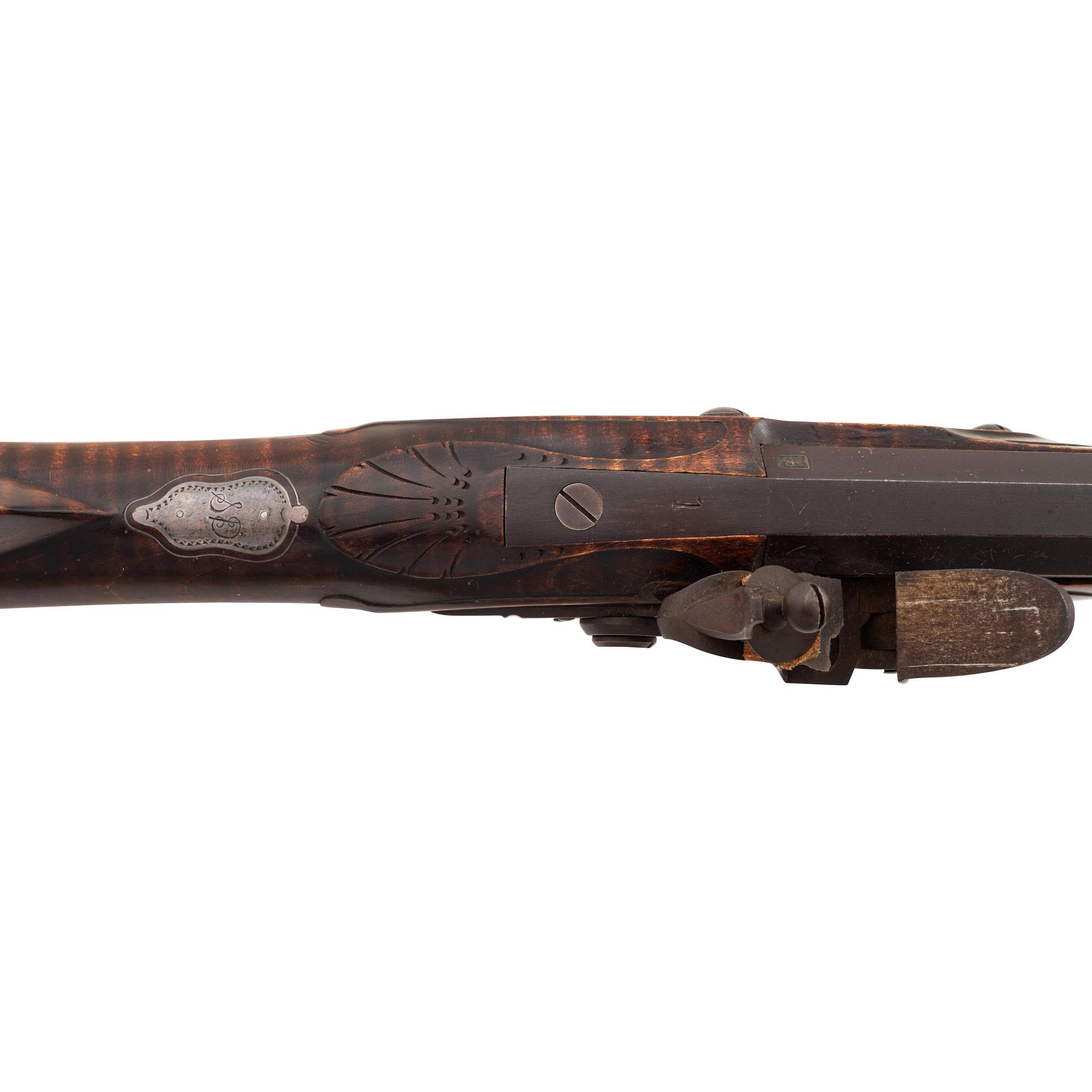 Contemporary Fullstock Flintlock Rifle by John Bivens