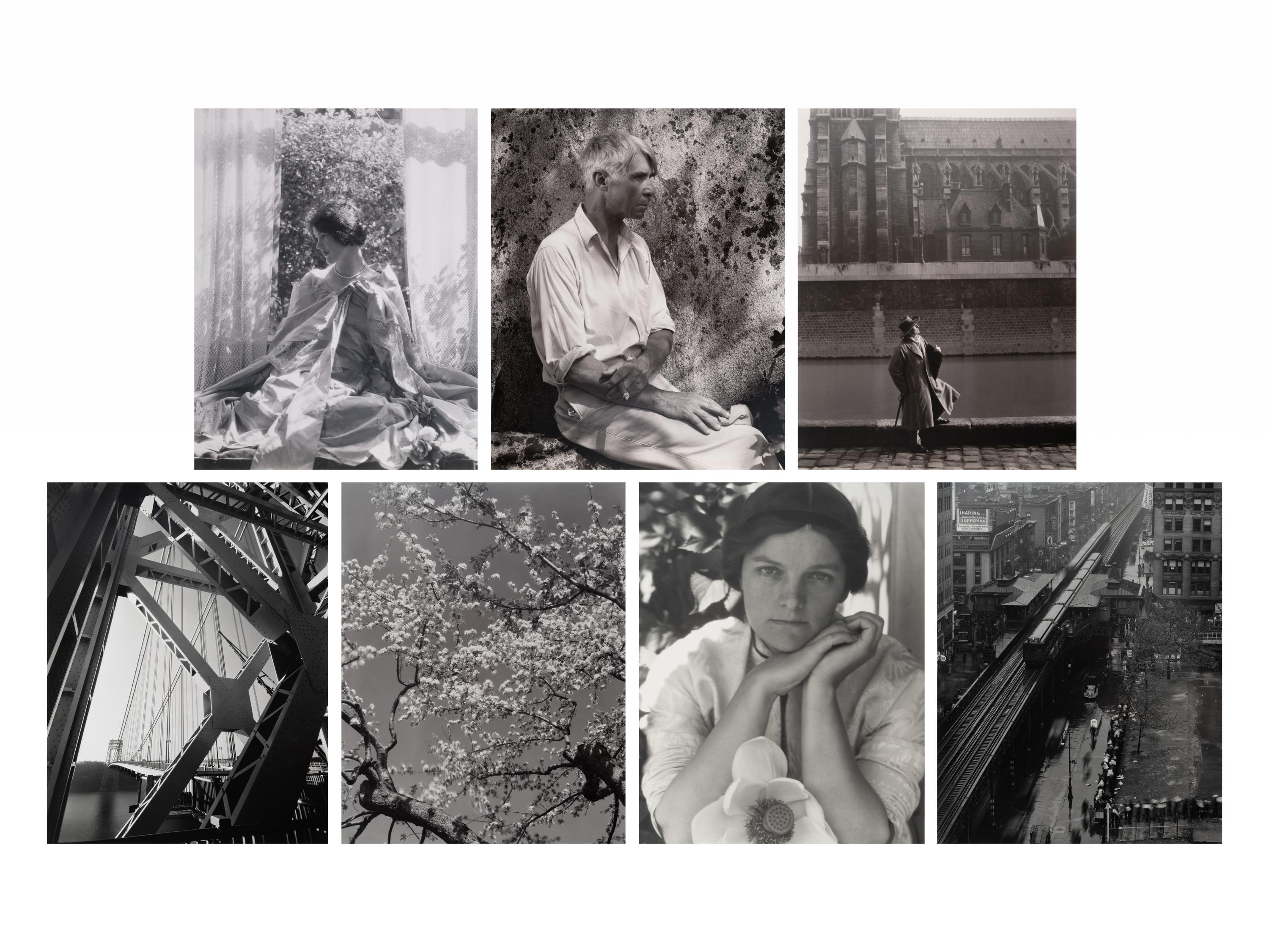 A group of seven photographs (from Harmonic Measure printed by George Tice with labels signed by George Tice and Joanna Steichen)