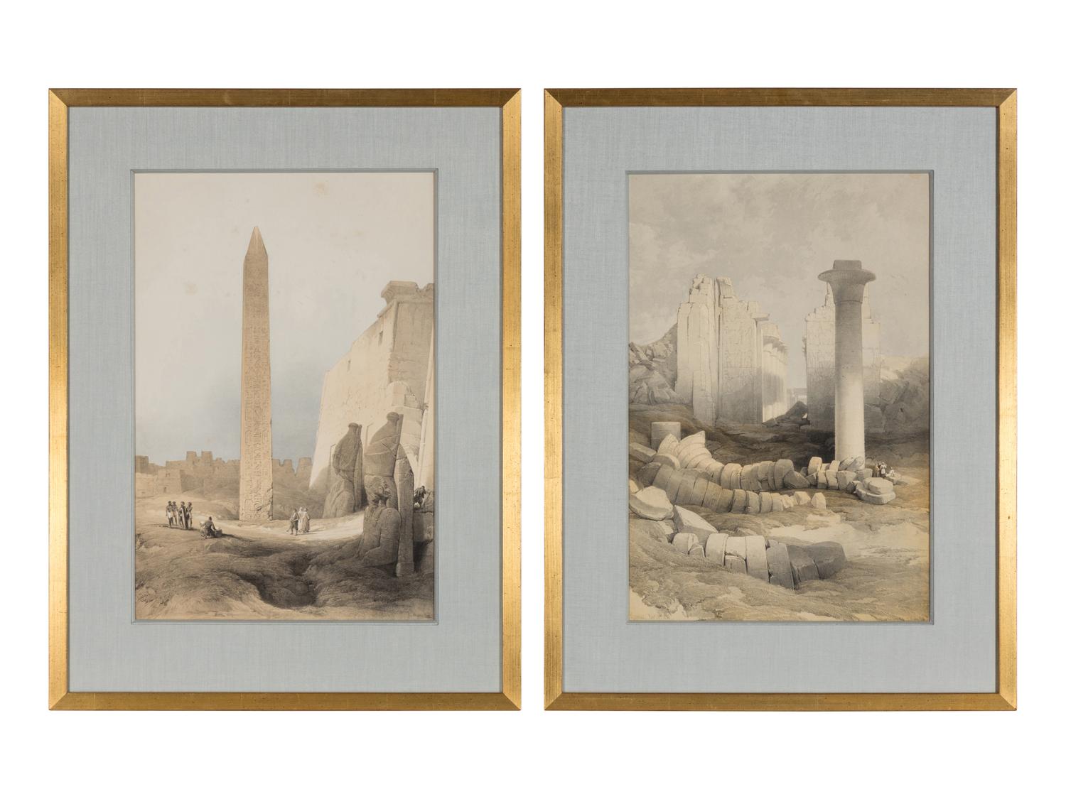 Obelisk at Luxor and Karnak Temple Complex (two works)