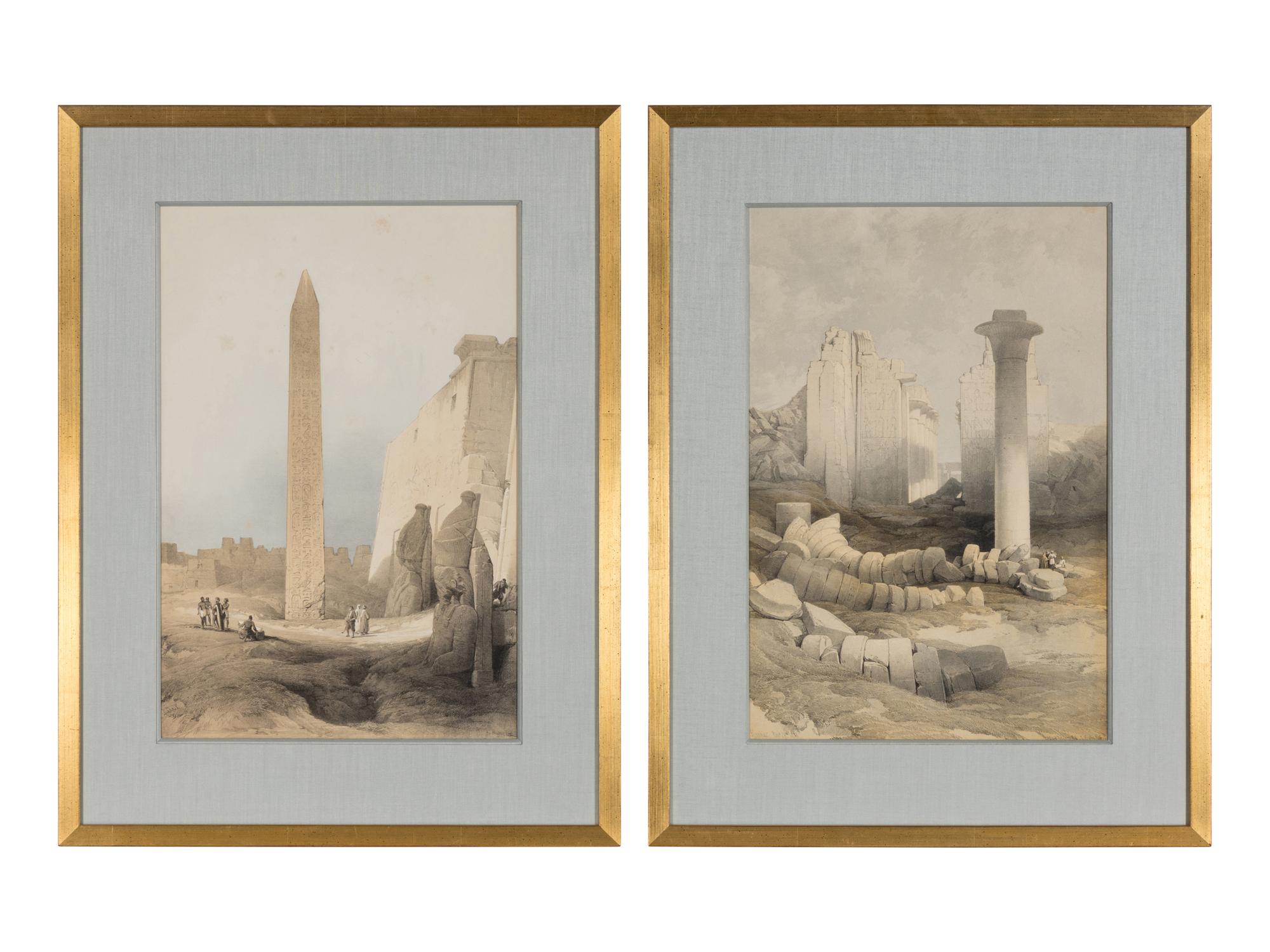 Obelisk at Luxor and Karnak Temple Complex (two works)