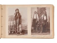 [NATIVE AMERICANS]. Collection of photographs documenting the Nez Perce, Comanche, and Kiowa Indians assembled by Alice Cunningham Fletcher, including images by E. Jane Gay, George W. Bretz, and William Irwin.