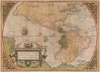 [MAP]. ORTELIUS, Abraham (1527-1598). Americae Sive Novi Orbis, Nova Descriptio . Antwerp, 1573.