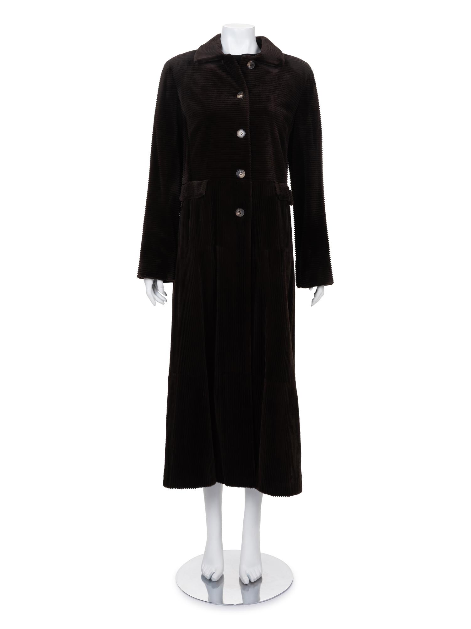 J. Mendel Sheared and Grooved Mink Fur Coat