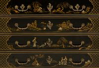 A Louis XIV Style Painted Commode