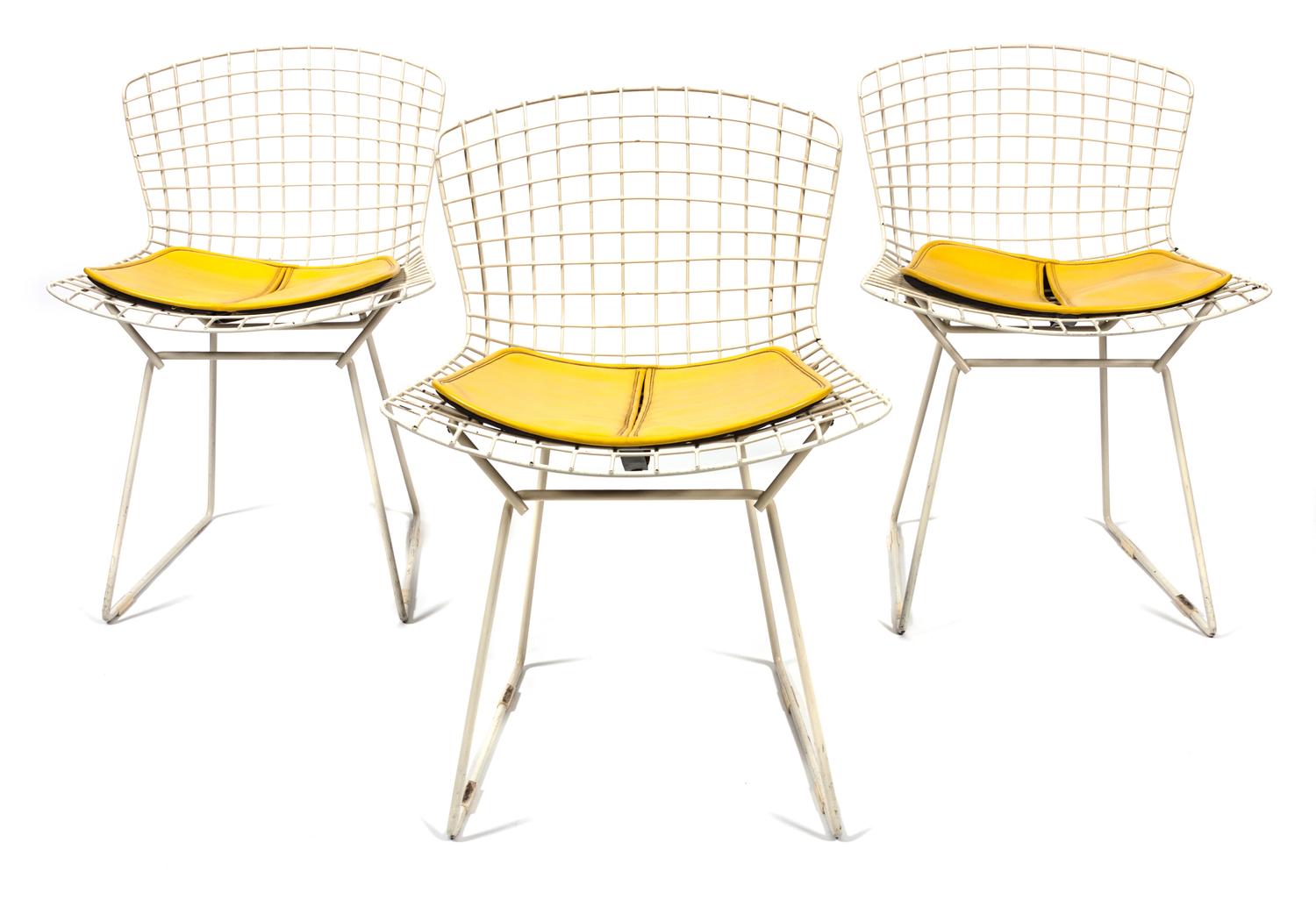 Harry Bertoia (Italian, 1915-1978), KNOLL, three chairs
