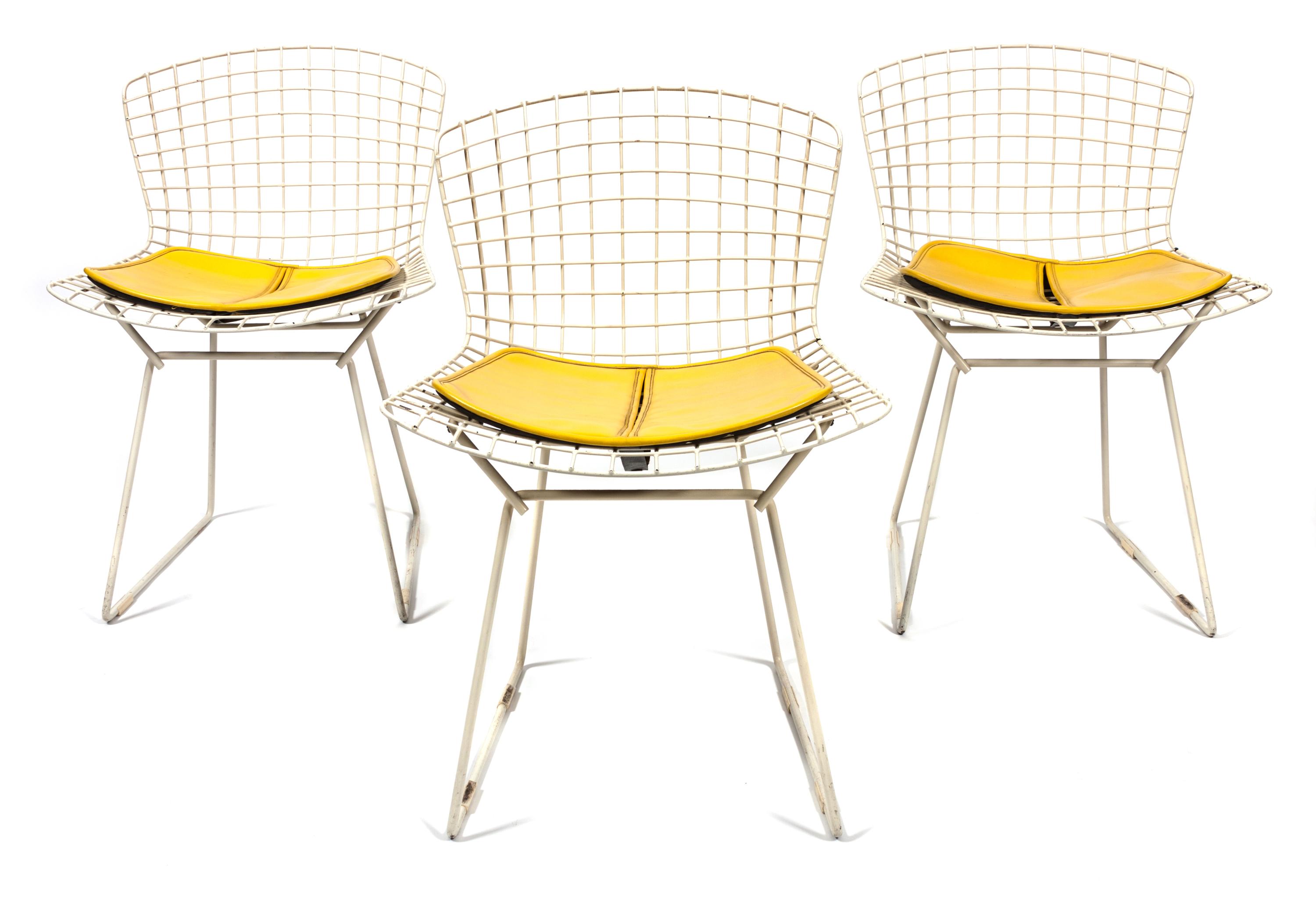 Harry Bertoia (Italian, 1915-1978), KNOLL, three chairs