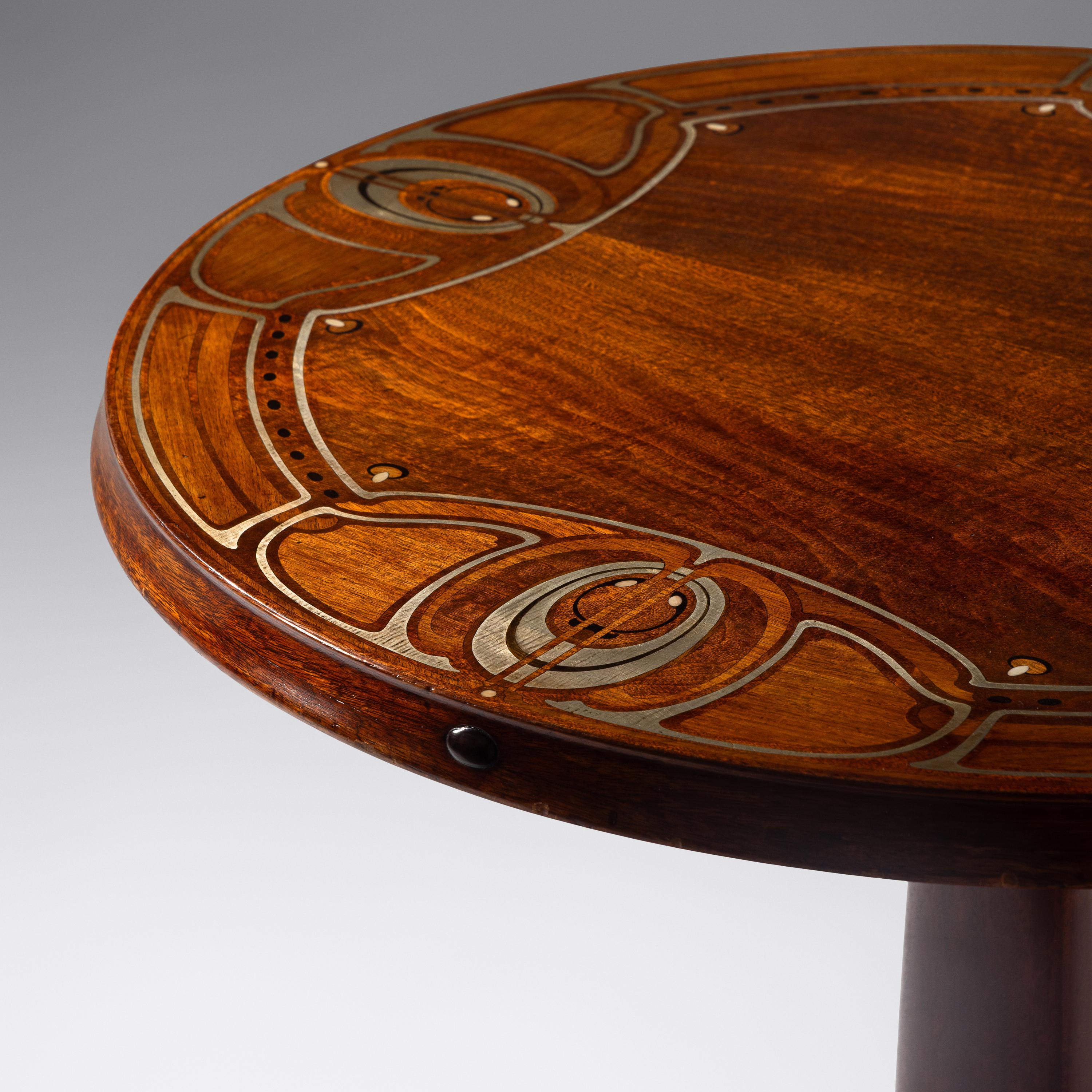 Alfred Grenader (Swedish, 1863–1931) — Art Nouveau Salon Table, c. 1904