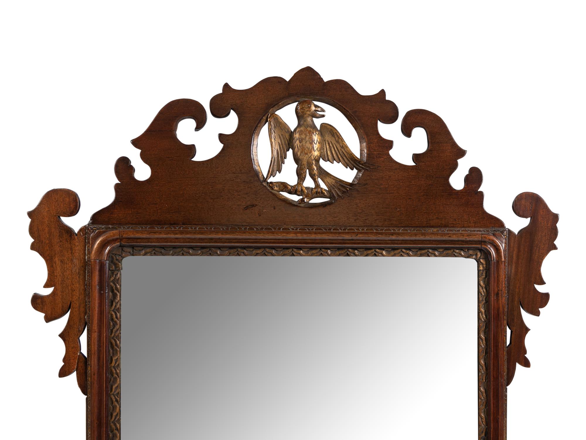 A George III Mahogany Mirror