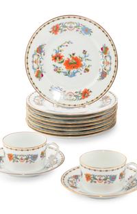 A Raynaud and Co. Limoges Porcelain Dinner Service
