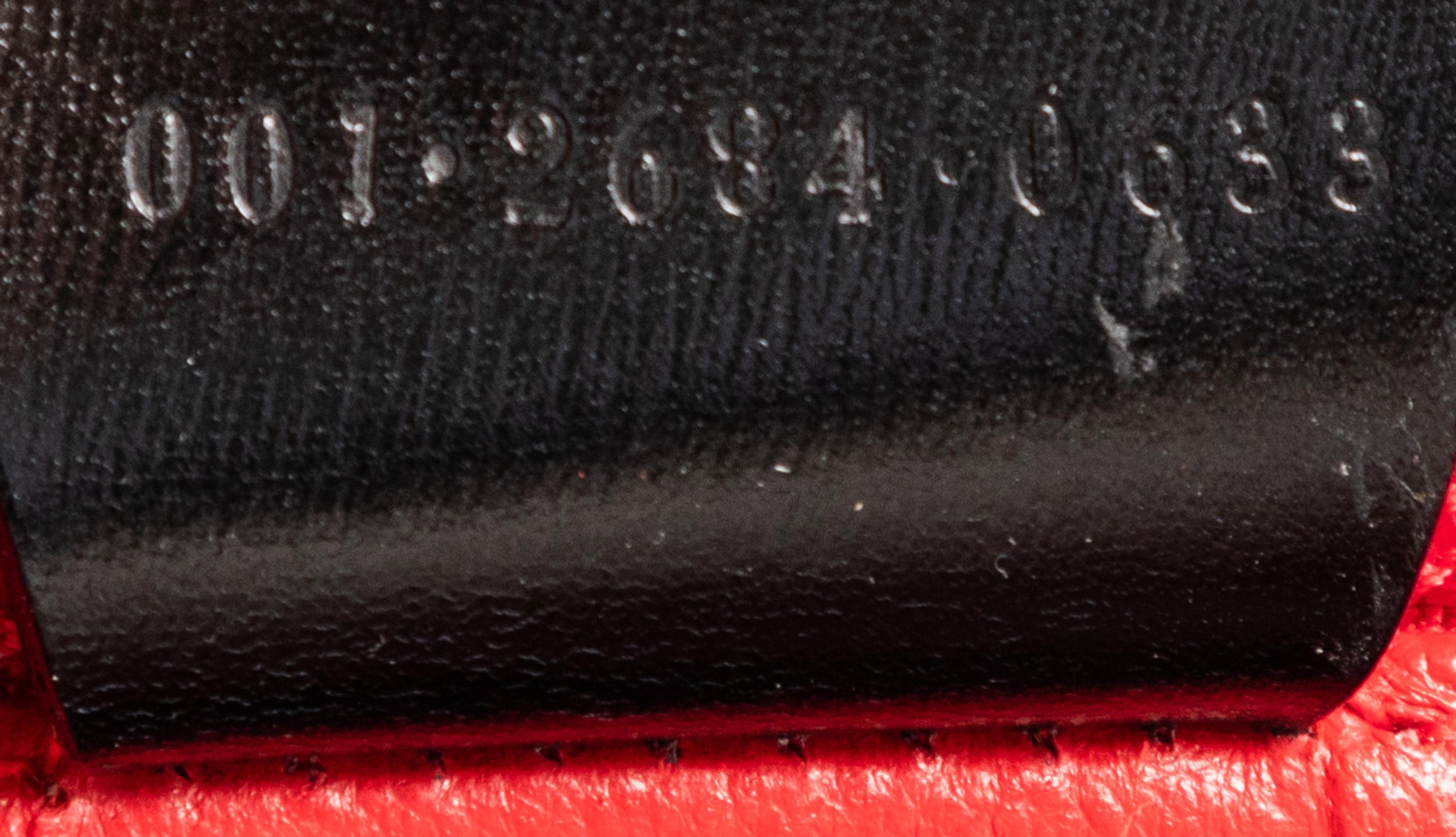 Gucci Black Leather Handbag with Bamboo Handle