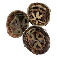 Three WWII US M1 Helmets