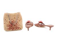 One Pair of Valentino Garavani Sandals and One Gianni Versace Handbag