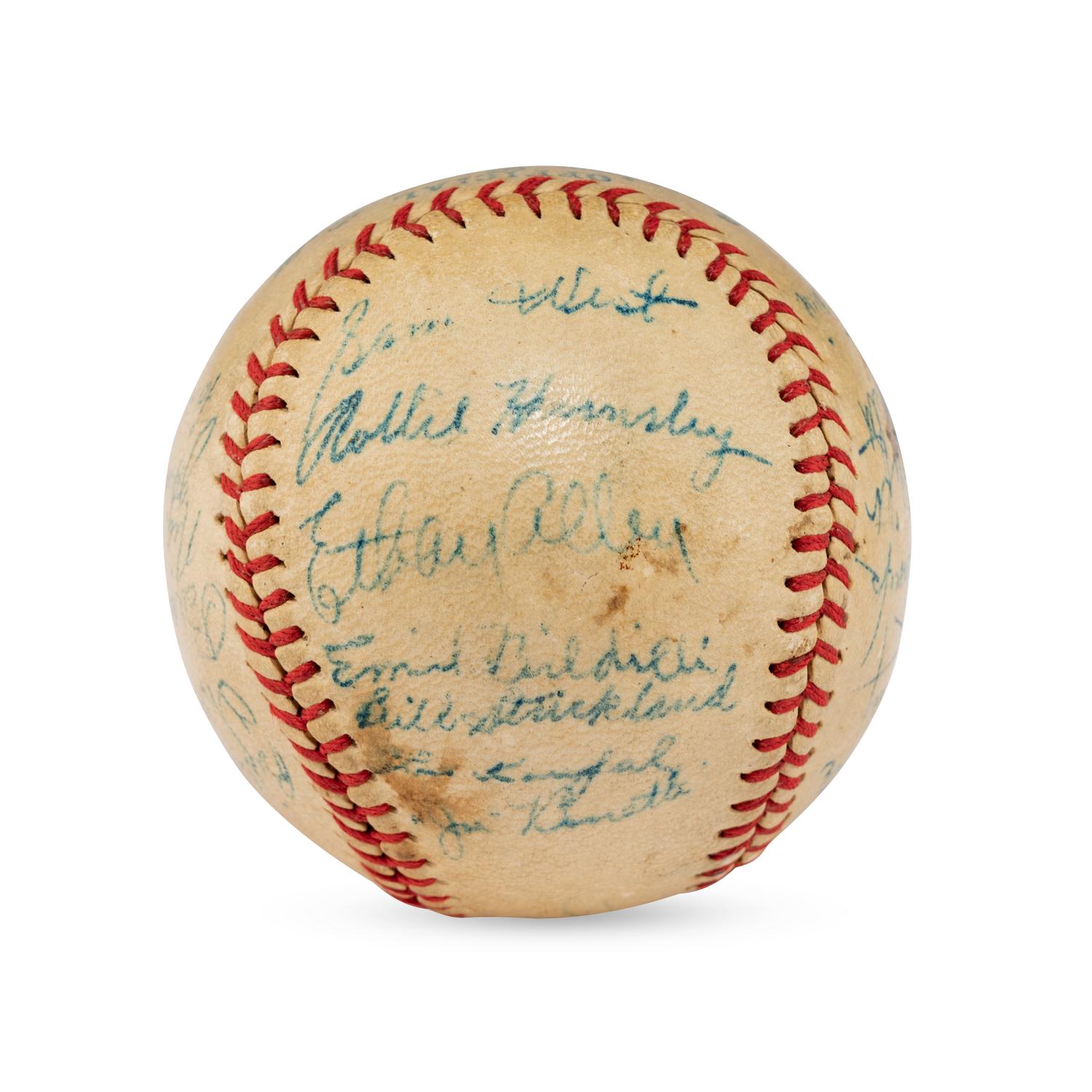 A 1937 St. Louis Browns Team Signed Autograph Baseball