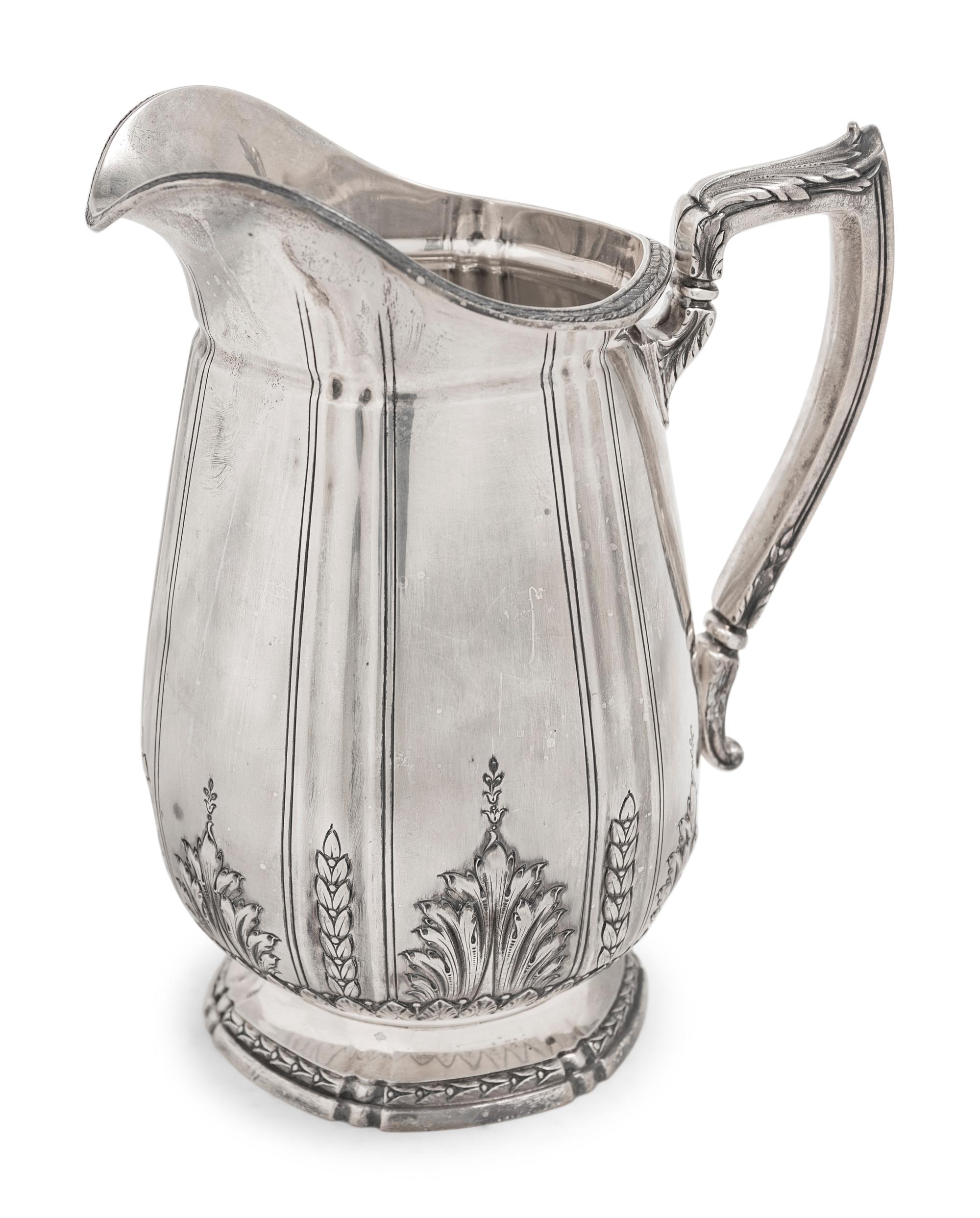 An American Silver Water Pitcher
