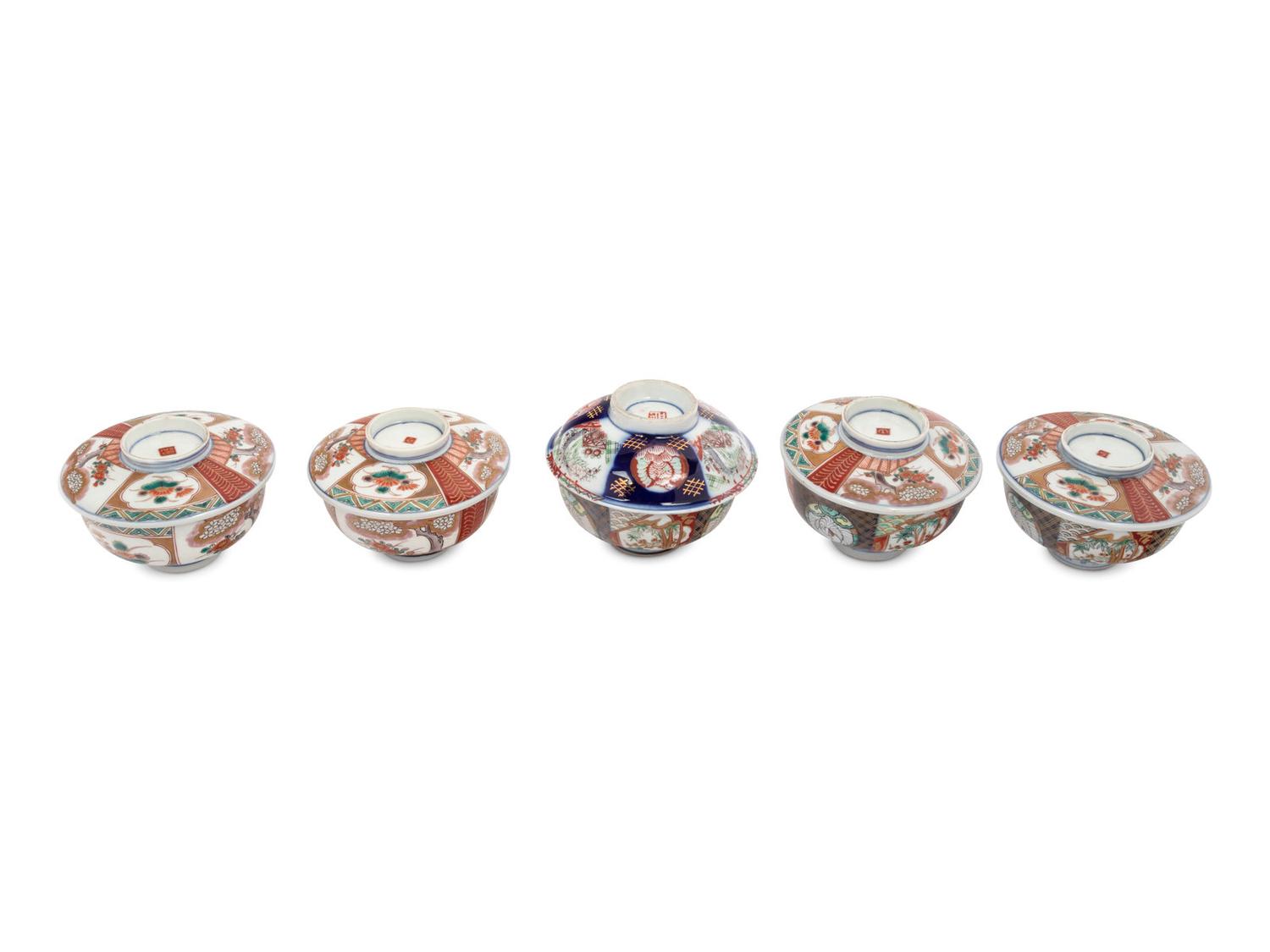 37 Japanese Imari Porcelain wares