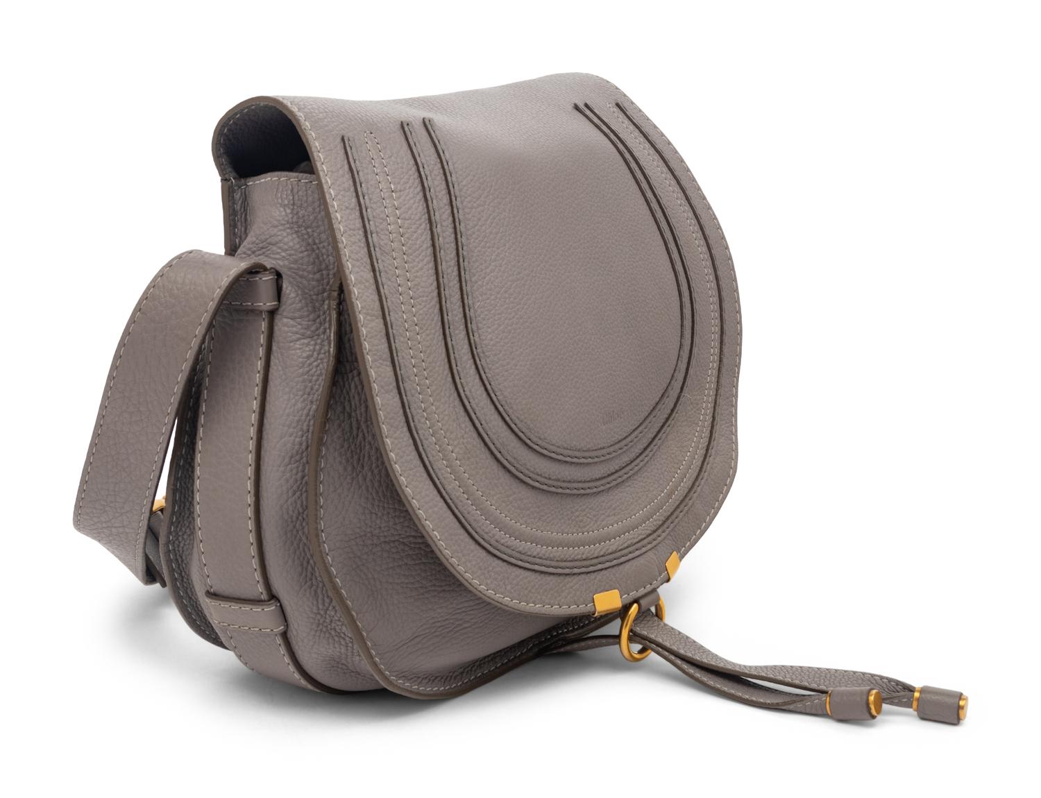 Grey Marcie Saddle Bag by Chloé