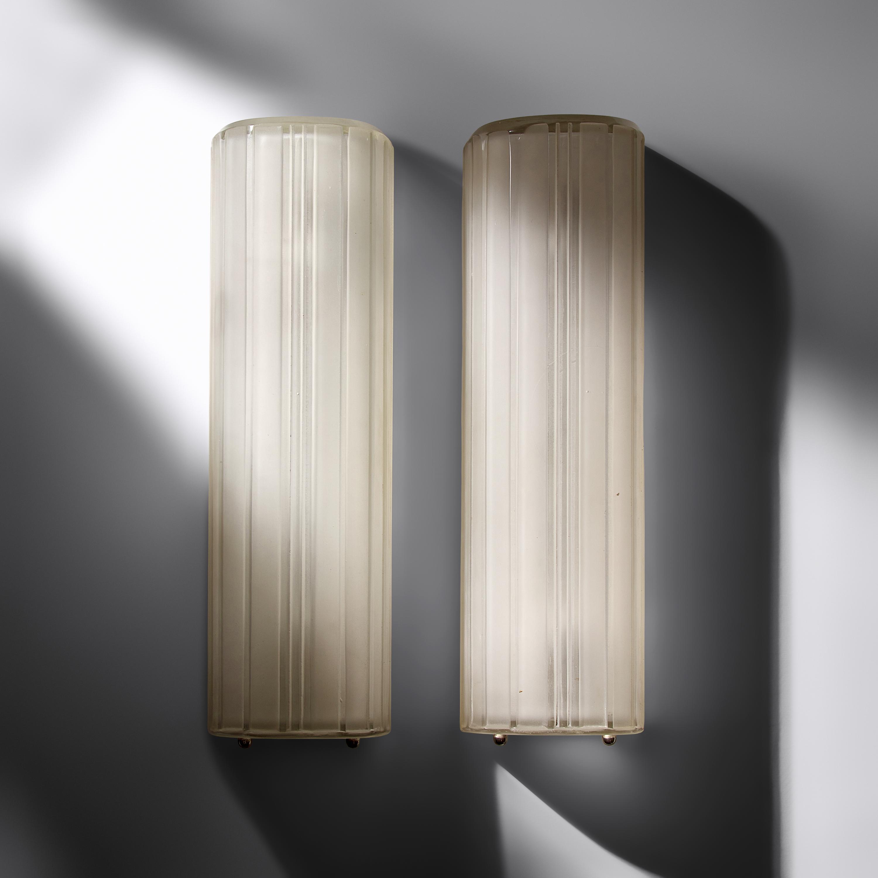 Gênet et Michon French Art Deco — Pair of Sconces, c. 1925