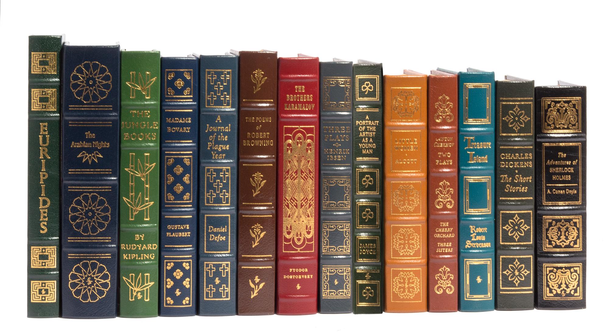 (EASTON PRESS) 84 vols. from the 100 Greatest Books Ever Written series. Norwalk, CT, 1970s-1990s.