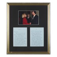 [Presidential] Clinton, Hillary Rodham. Autograph Letter, signed