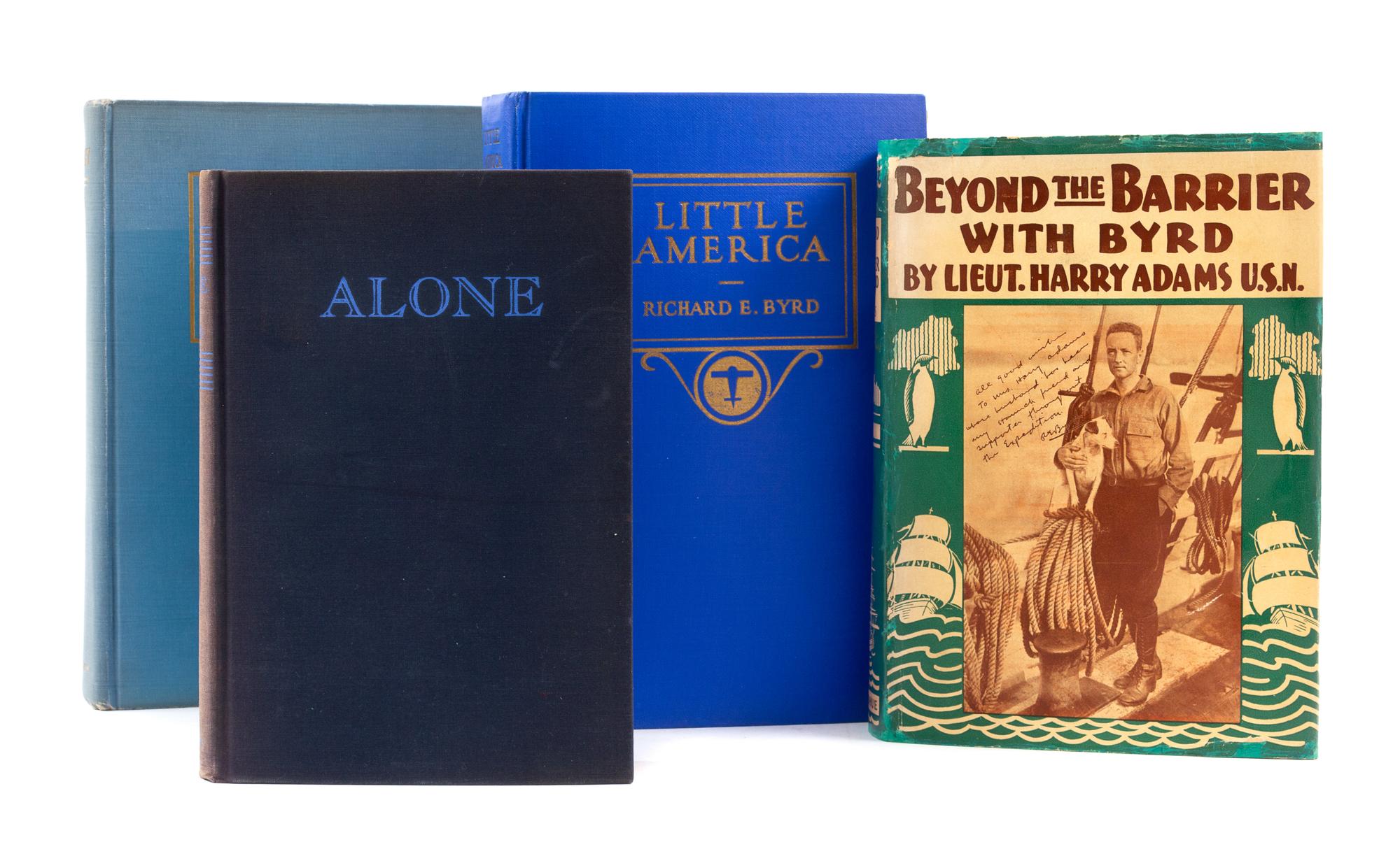 [BYRD, Richard Evelyn, (1888-1957)]. A group of 4 works by or about Byrd, comprising: