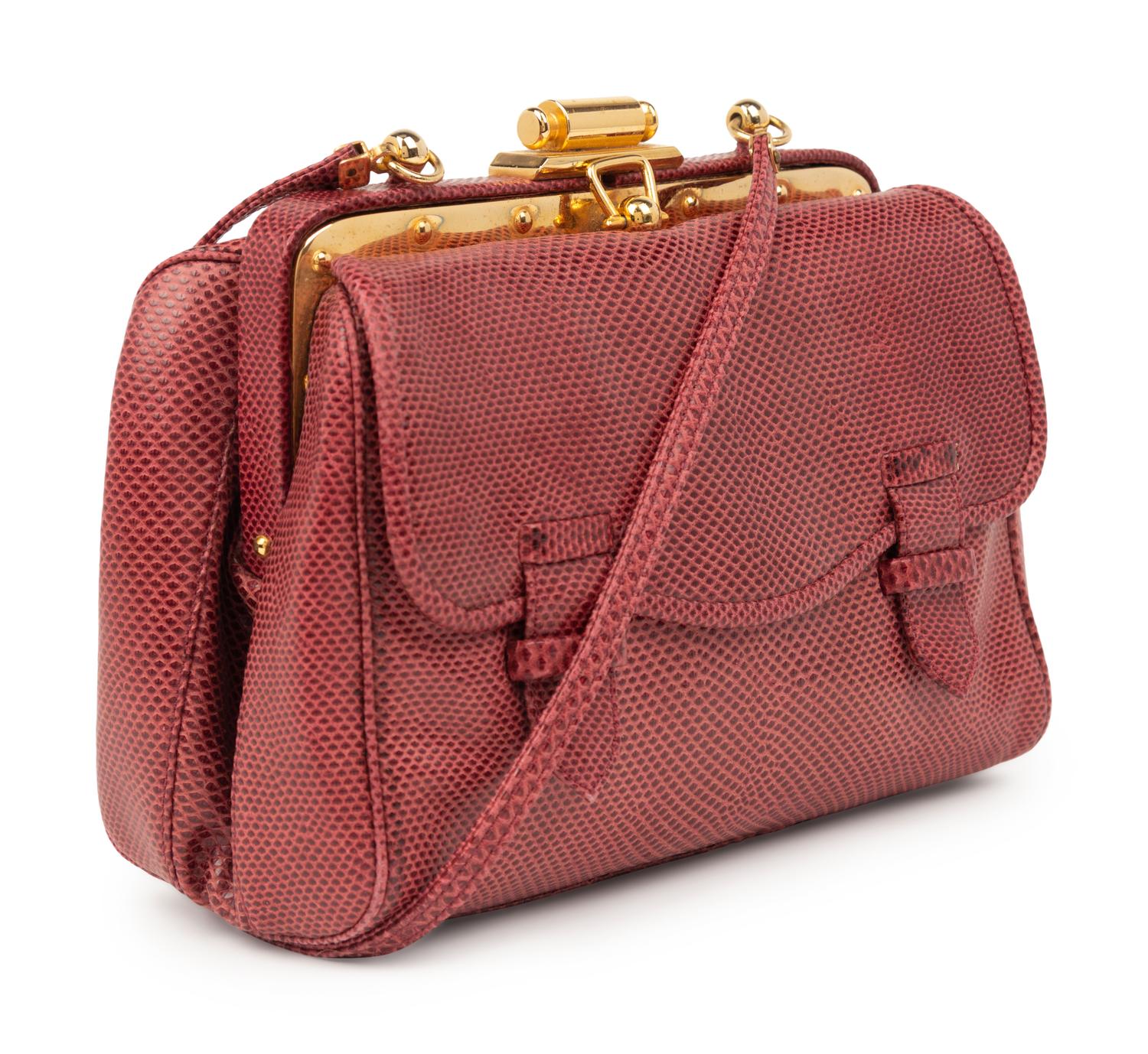Three Judith Leiber Items, 1980-90s: One Bag & Two Belts