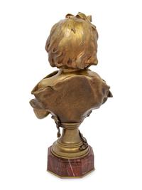 A French Gilt Bronze Bust