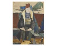 Figure with Red Cap