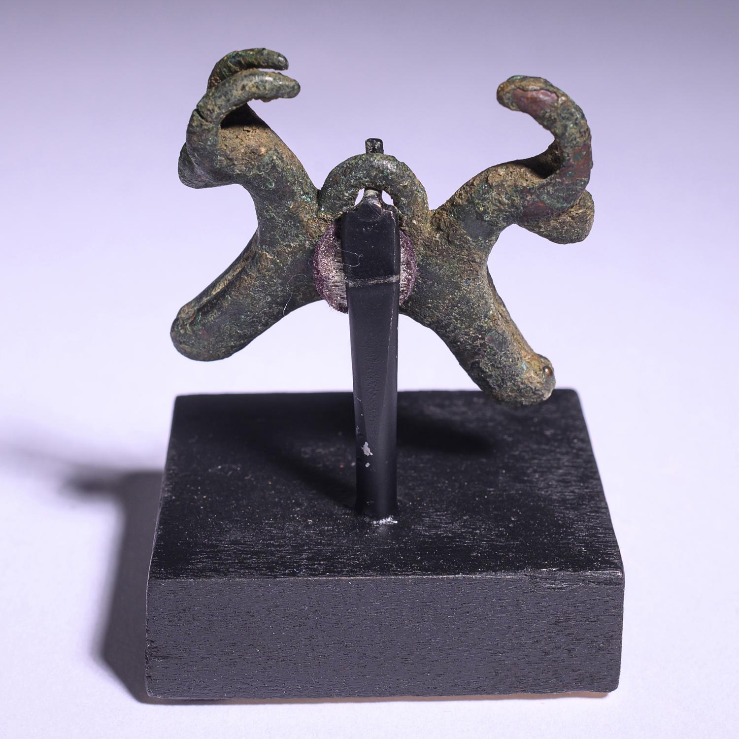 Three Near Eastern Bronze Ibexes