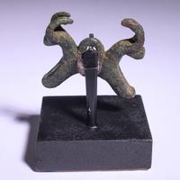 Three Near Eastern Bronze Ibexes