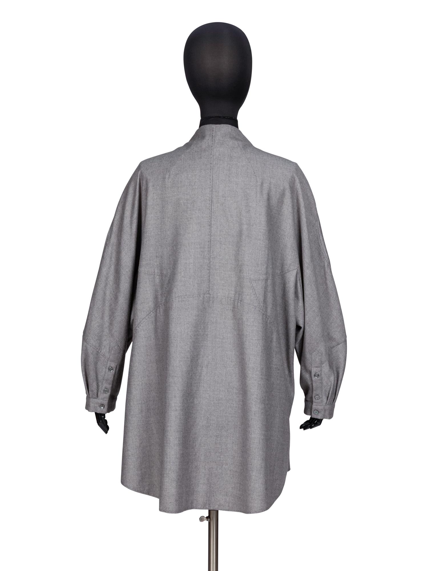 Ralph Rucci Chado, Cashmere Flannel Overshirt
