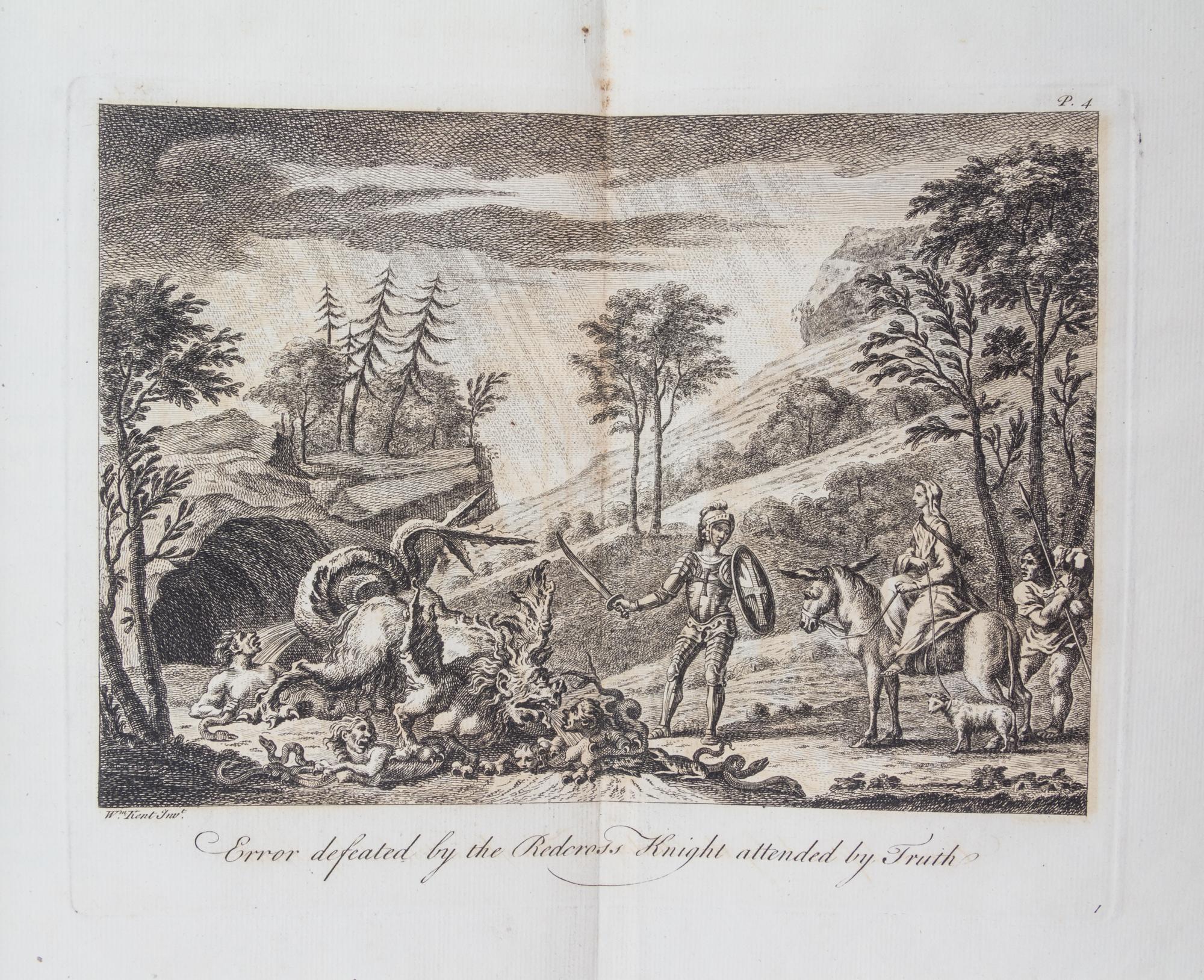 SPENCER, (EDMUND) The Faerie Queene. London, 1751. 3 vols.