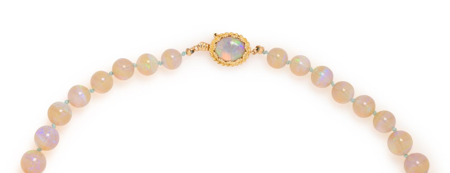OPAL BEAD NECKLACE