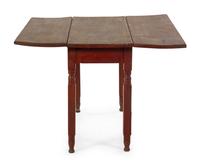 An American Pine Drop-Leaf Work Table
