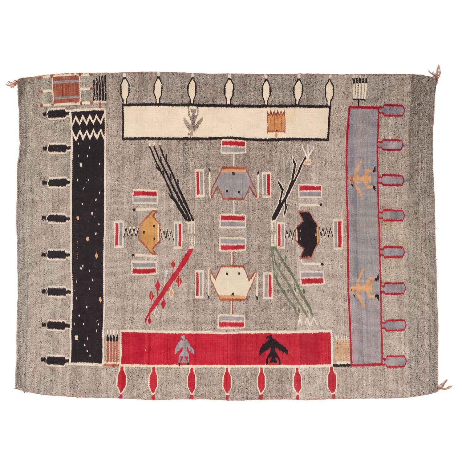Navajo Sandpainting Weaving / Rug