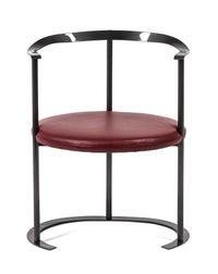 An Italian Metal Armchair Height 28 inches.