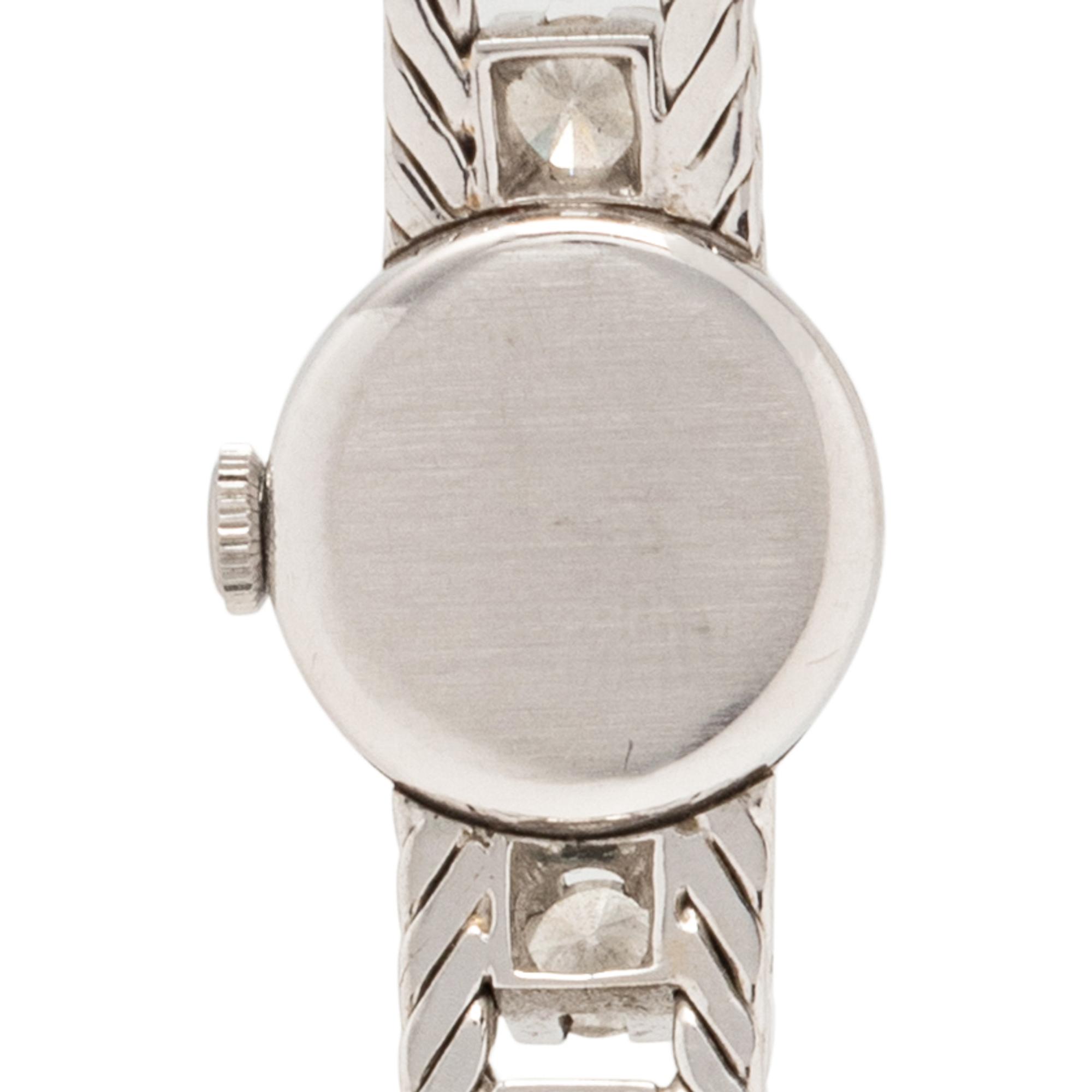 GÜBELIN, WHITE GOLD AND DIAMOND WATCH