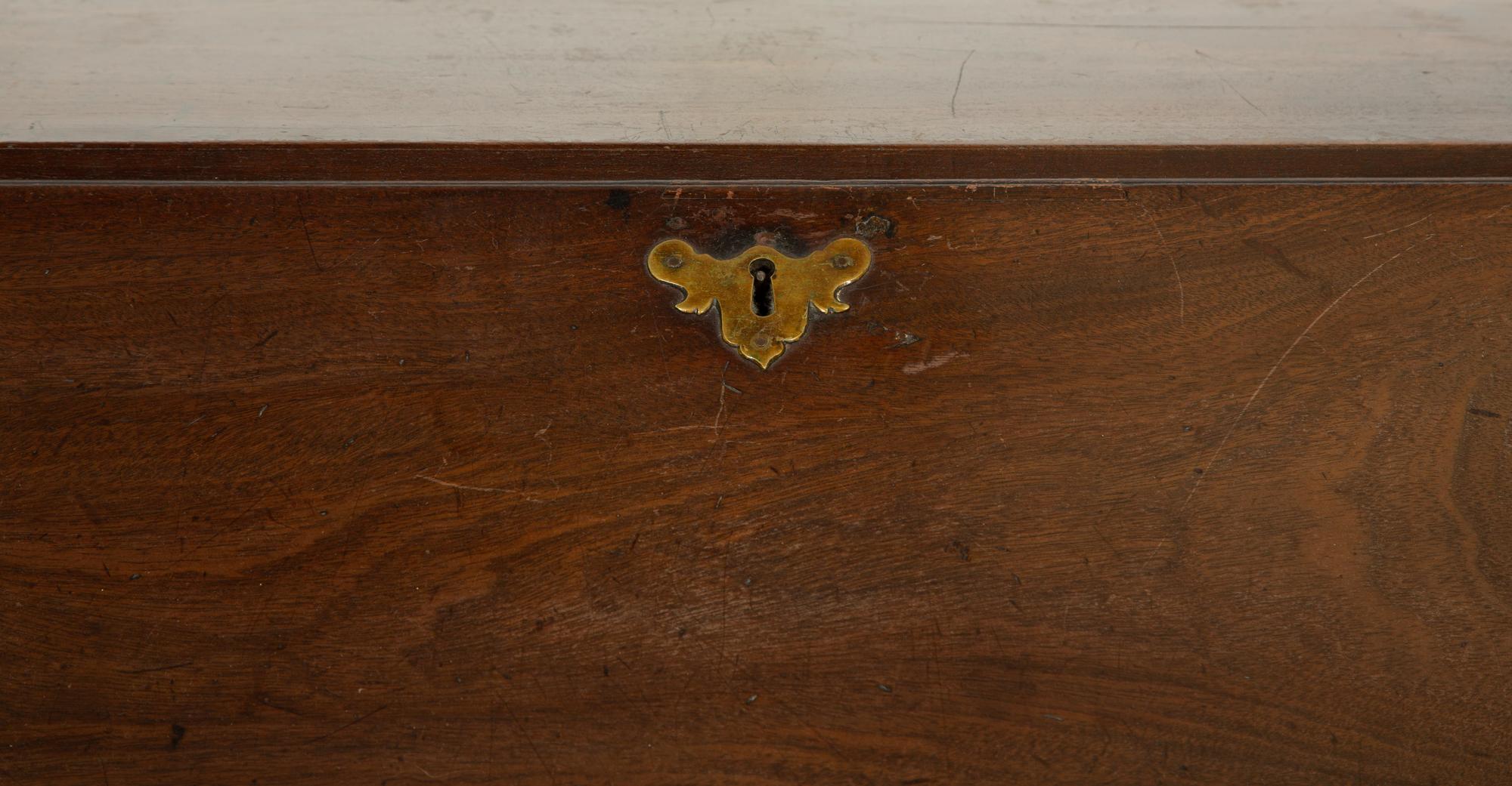 A George III Mahogany Fall-Front Desk