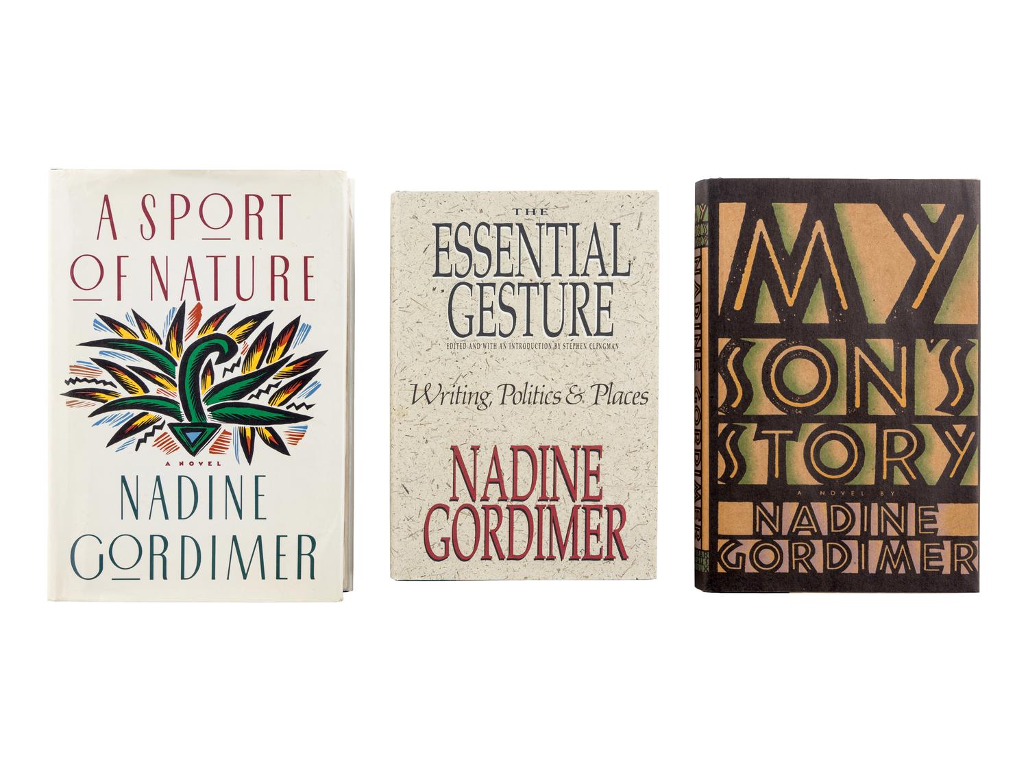 GORDIMER, Nadine (1923-2014). A Sport of Nature . New York: Alfred A. Knopf, 1987.