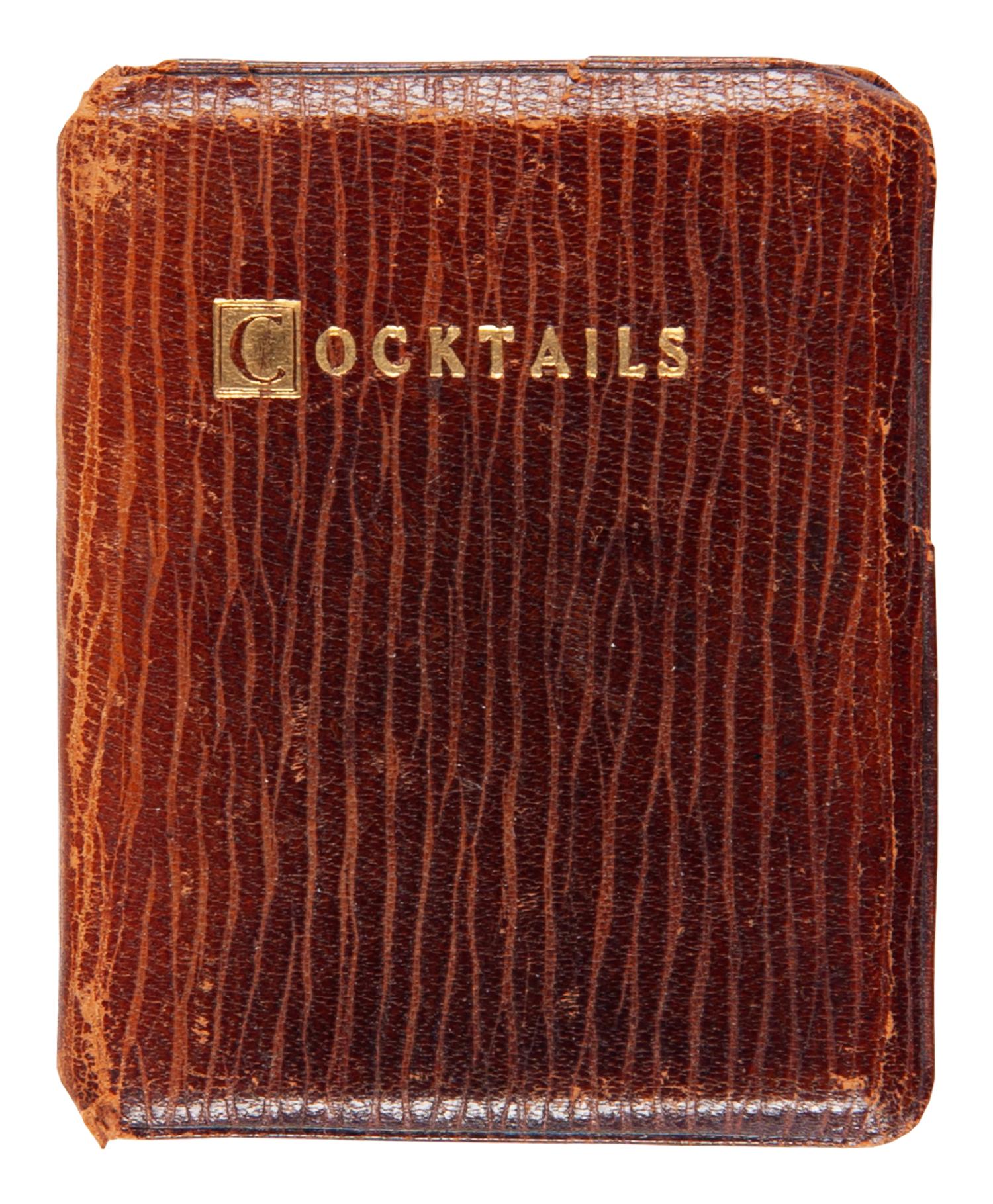 [MINIATURE BOOKS]. The Tiny Book on Cocktails . Providence, RI: Livermore & Knight Co., 1905.