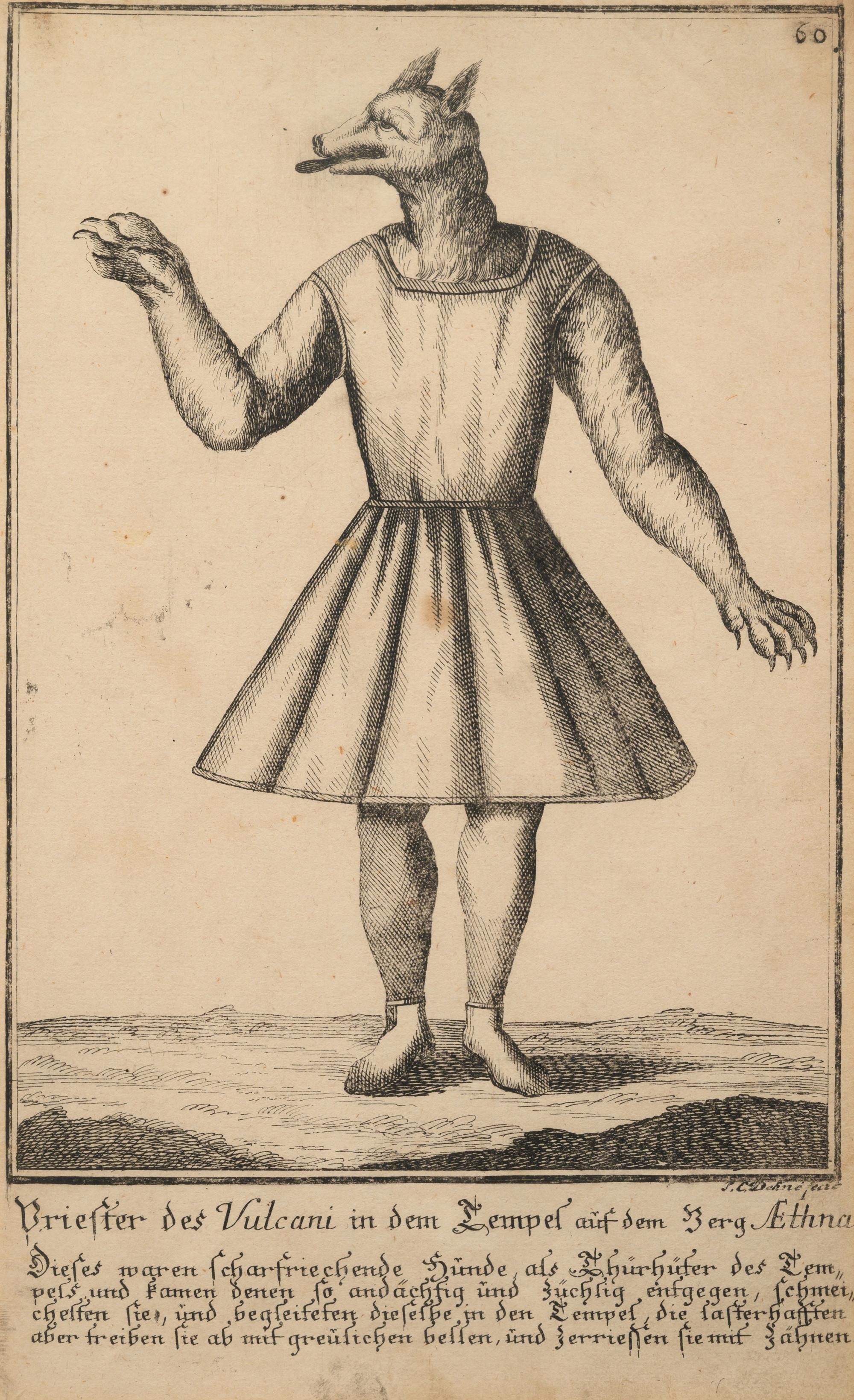 A Set of Eight Continental Costume Engravings by Johann Christoph Dehne (fl. 18th Century)