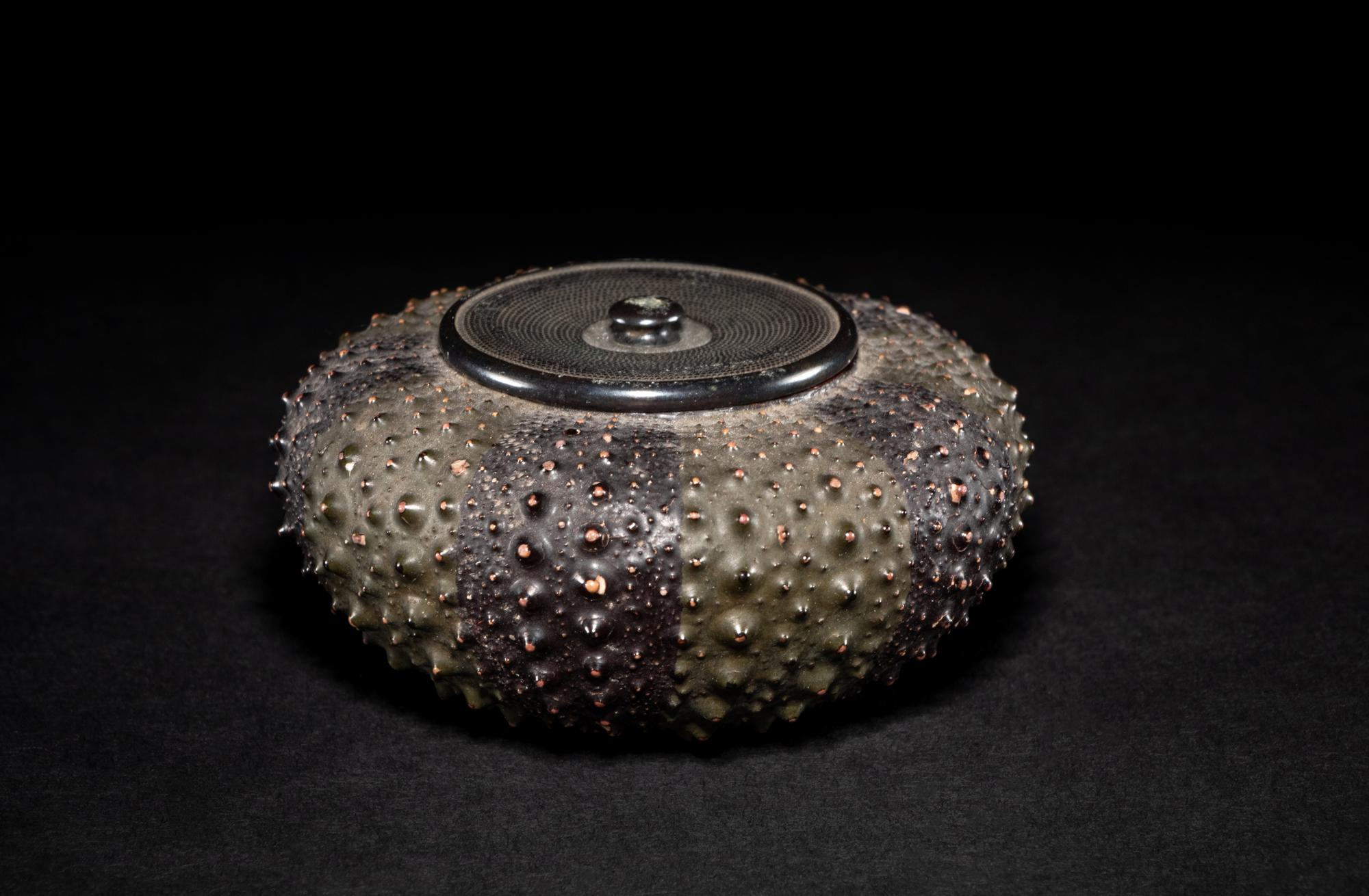 A Japanese Lacquer 'Sea Urchin' Box